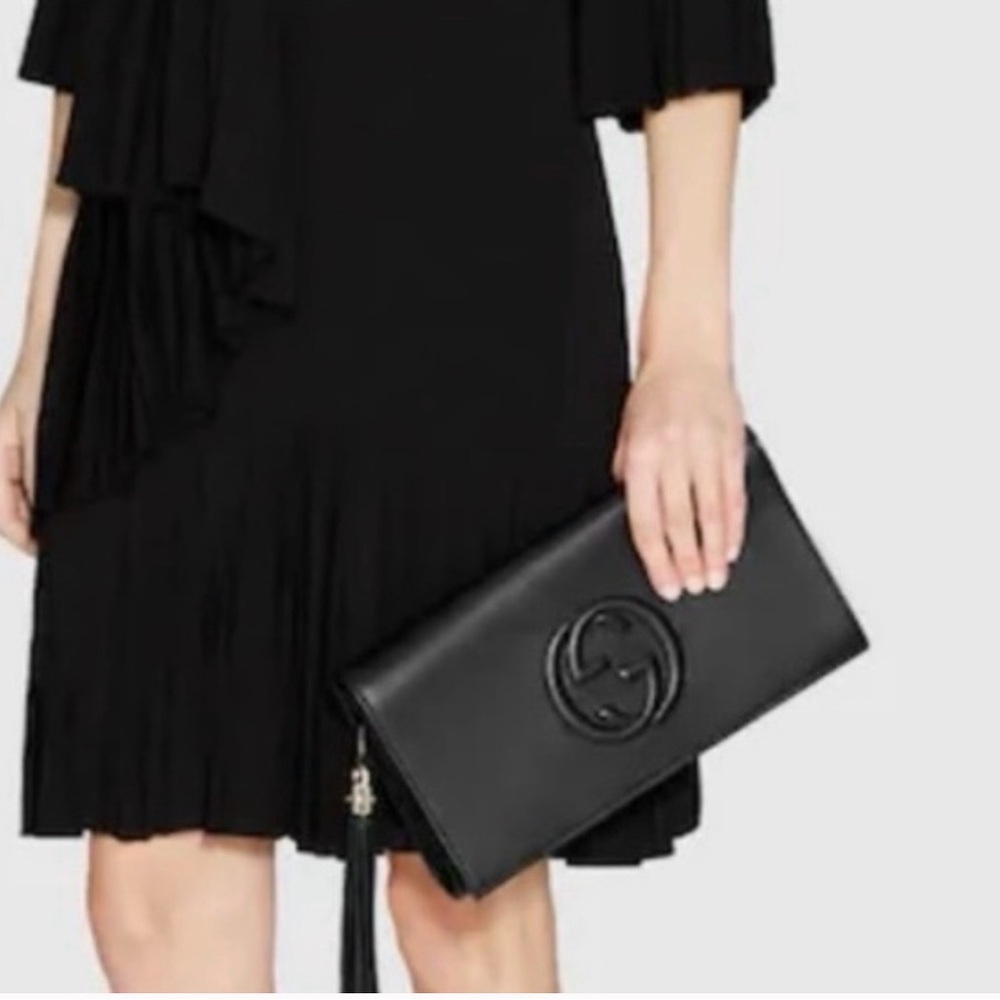 Gucci Black Leather Clutch - Picture 8 of 8